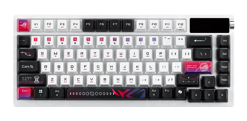 ASUS M704 ROG AZOTH X 75% Gaming Keyboard, Black - US ANSI Layout