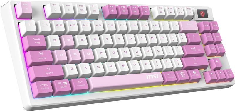 MSI FORGE GK600 TKL WIRELESS VIOLET Tenkeyless (TKL, 80%) Gaming