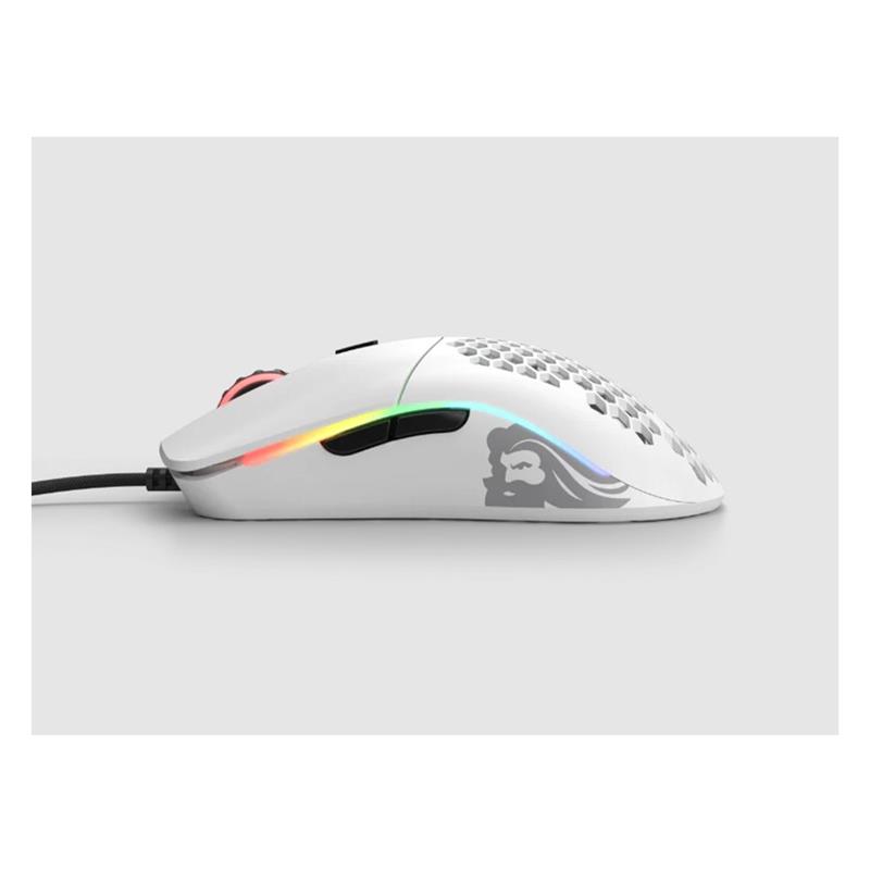 Glorious Model O Gaming Mouse, Matte White - Canada Computers