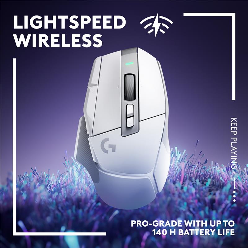 Logitech G G502 X LIGHTSPEED Wireless Gaming Mouse (White