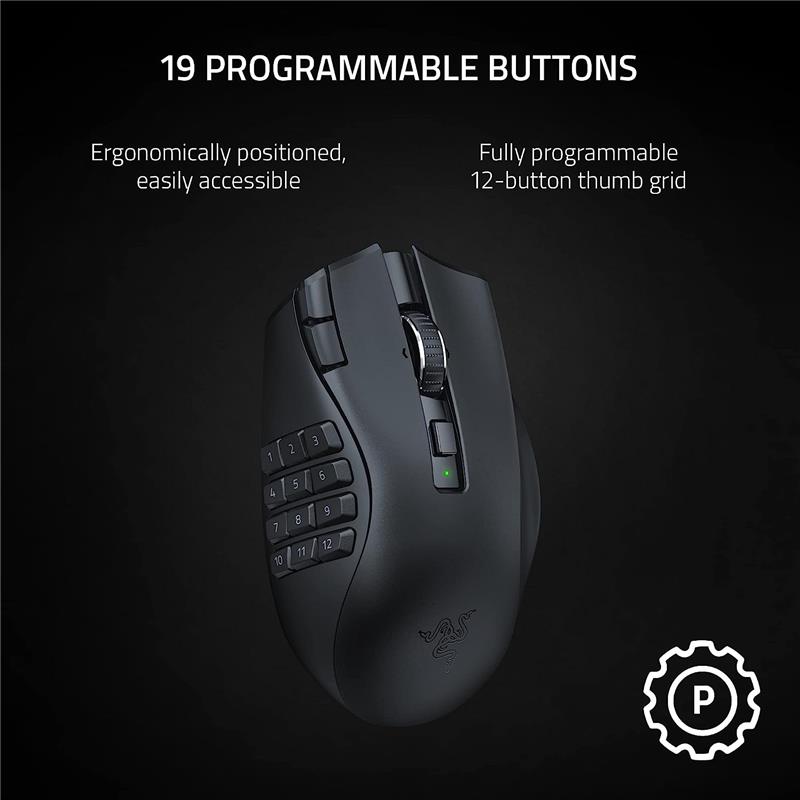 RAZER Naga V2 HyperSpeed - Wireless MMO Gaming Mouse - Canada