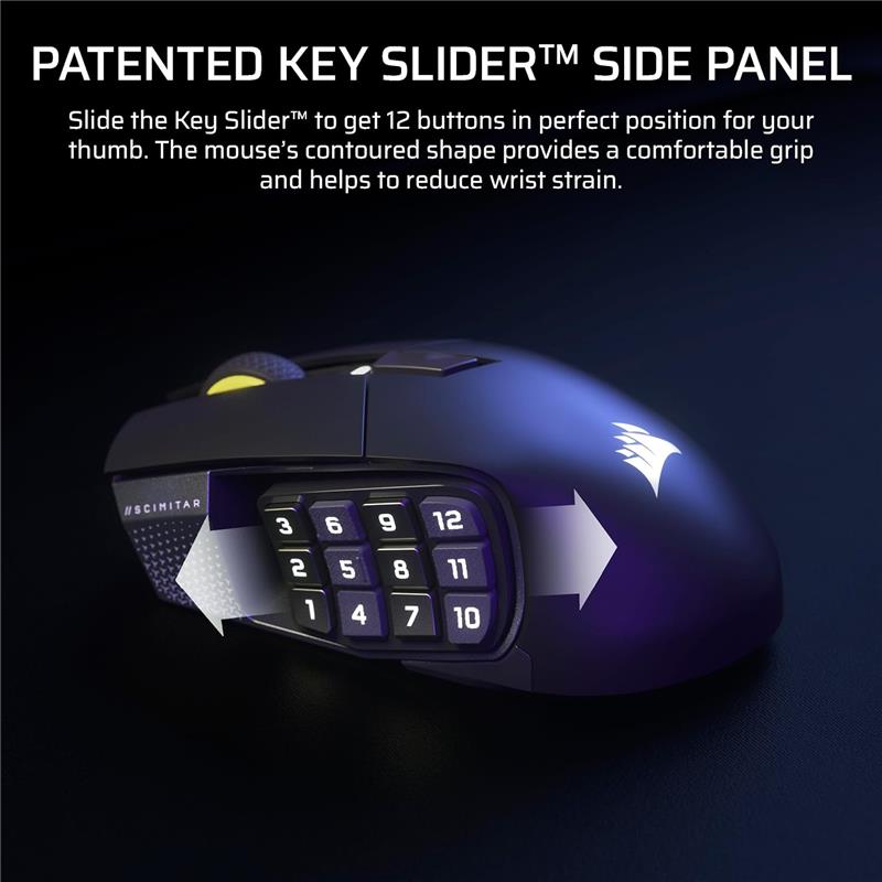 CORSAIR Scimitar Elite Wireless SE Gaming Mouse - Gun Metal