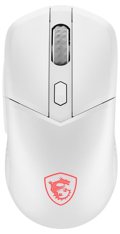 MSI VERSA 300 W White Gaming Mouse- 8000 DPI Optical Sensor, 1000 Hz Polling Rate, Symmetrical, 30M+ Click Kailh Micro Switc...