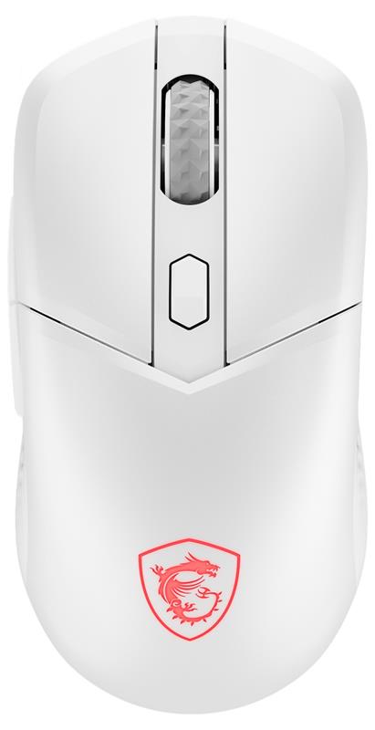 MSI VERSA 300 ELITE WIRELESS WHITE Right-handed Gaming Mouse - White, 6 Buttons, 26000 DPI (VERSA 300 ELITE W WHITE)(Open Box)