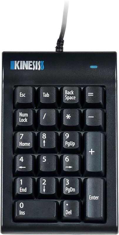 KINESIS AC210USB-BLK Productivity Keyboard, Black -