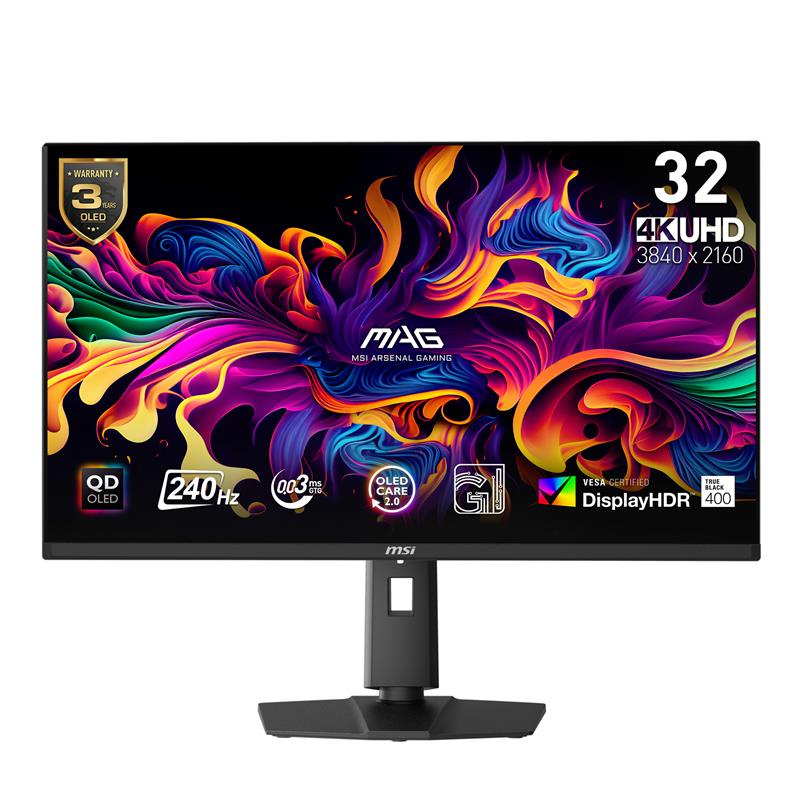 MSI MAG 321UPX QD-OLED 32" 16:9 UHD, 240Hz 0.03ms Monitor
