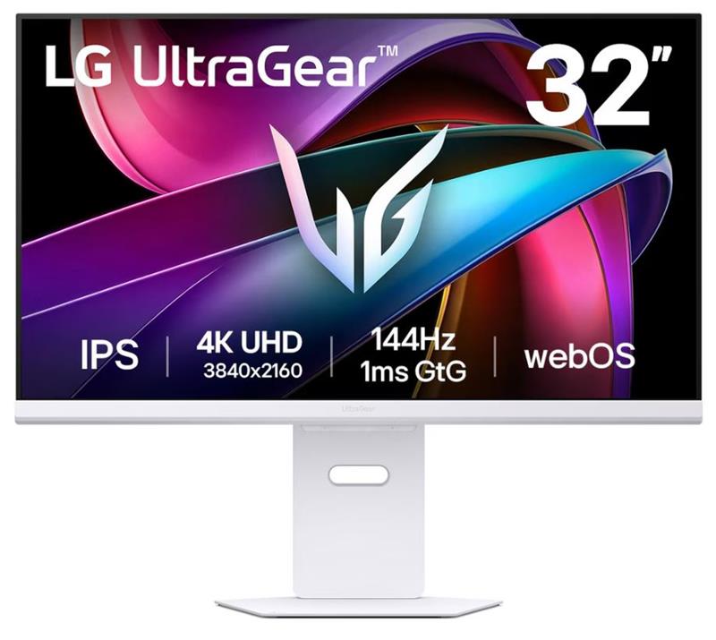 LG UltraGear 32" 4K IPS 144Hz 1ms (GtG) White Gaming Monitor