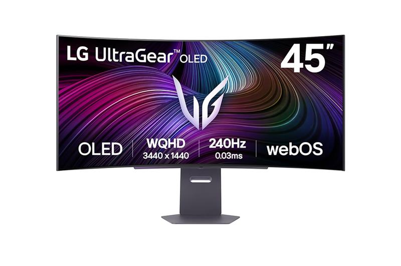 LG UltraGear 45" WQHD OLED Curved 240Hz 0.03ms (GtG) Gaming Monitor