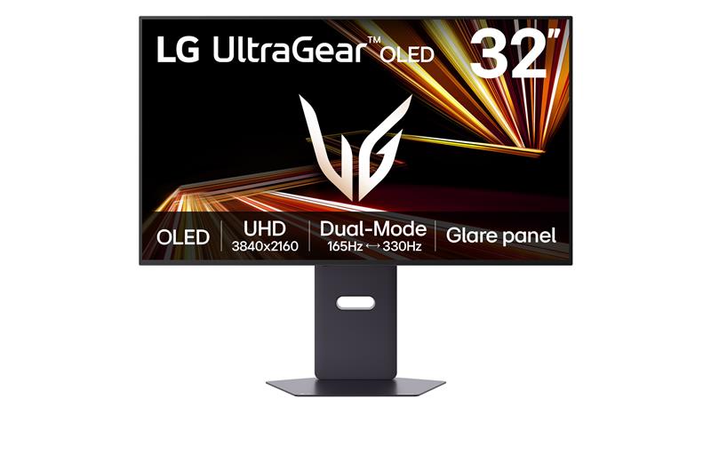 LG UltraGear 32" 3840 x 2160 OLED UHD 165Hz ↔ FHD 330Hz Gaming Monitor