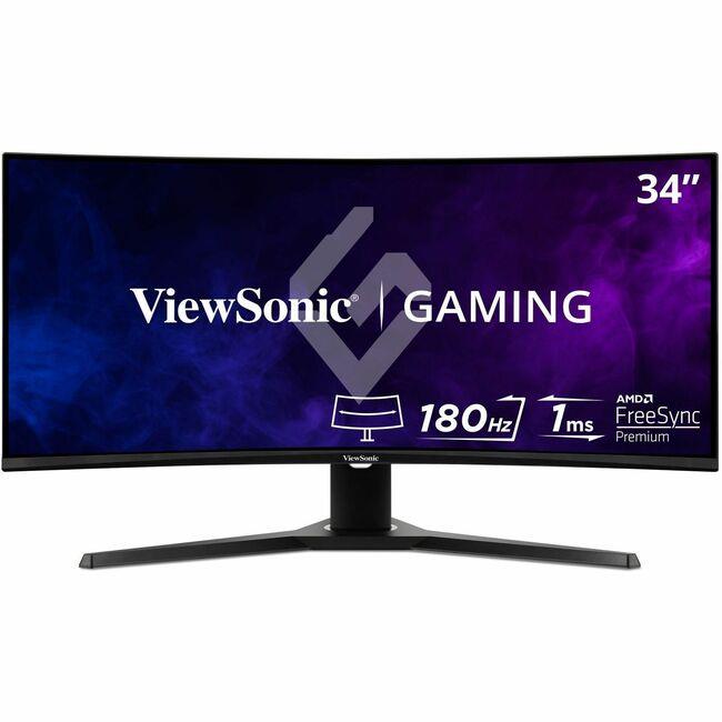 ViewSonic 34" UWQHD 3440x1440 VA 180Hz 1ms (MPRT) Gaming Monitor