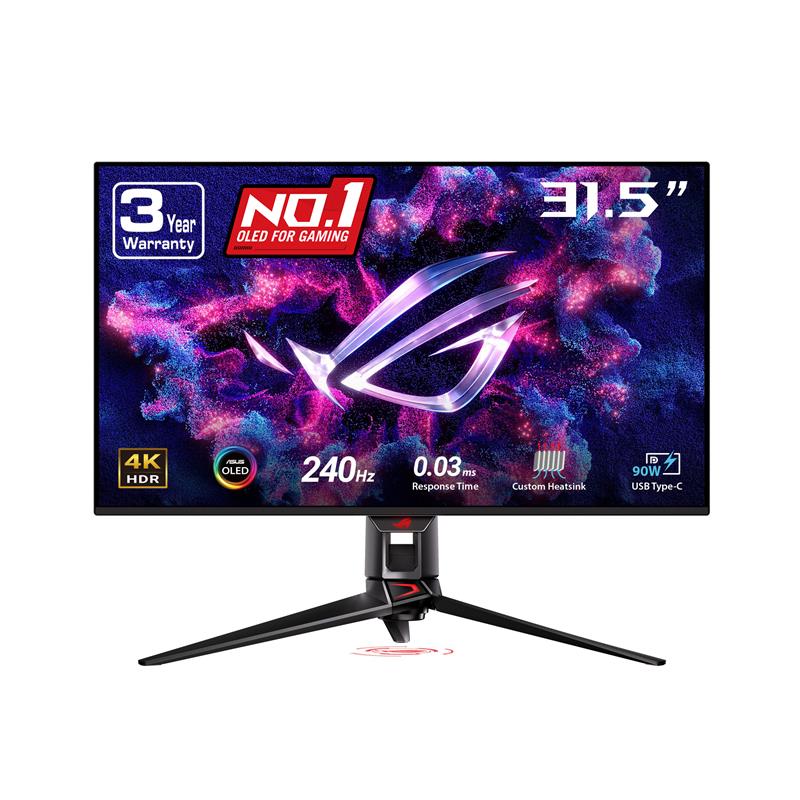 ASUS ROG Swift 31.5" 3840 x 2160 UHD QD-OLED 240Hz Gaming Monitor