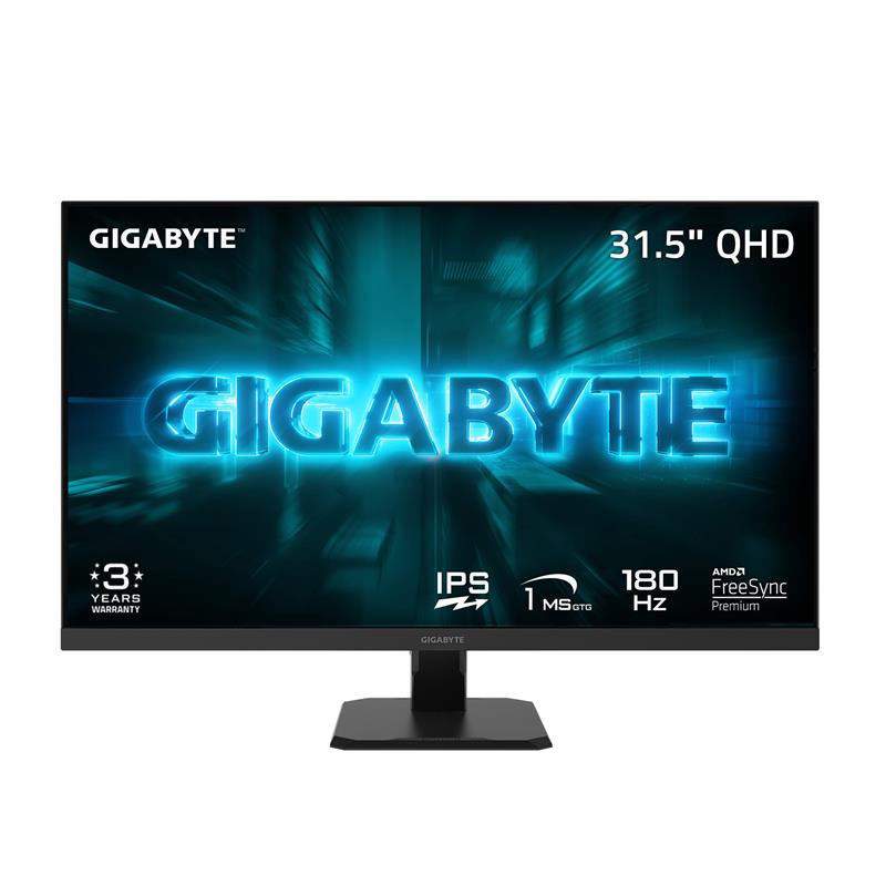 GIGABYTE 31.5" 2560 x 1440 QHD SS IPS 180Hz Gaming Monitor