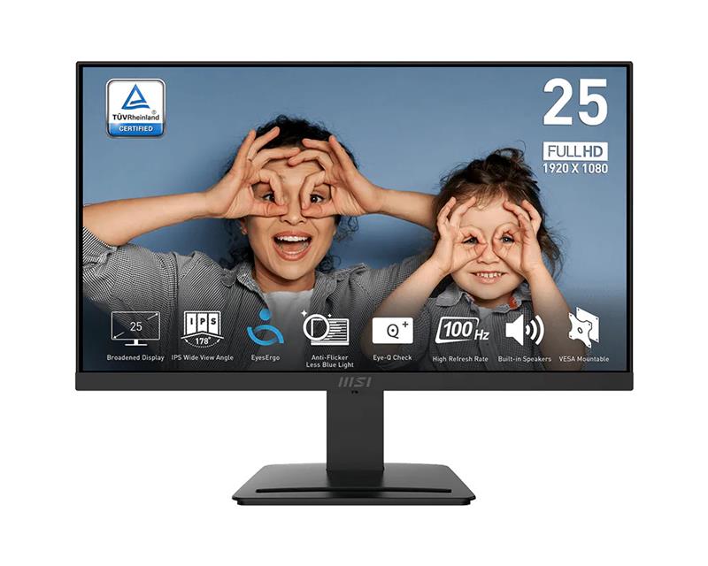 MSI PRO 24.5" 1920 x 1080 FHD IPS 100Hz Monitor