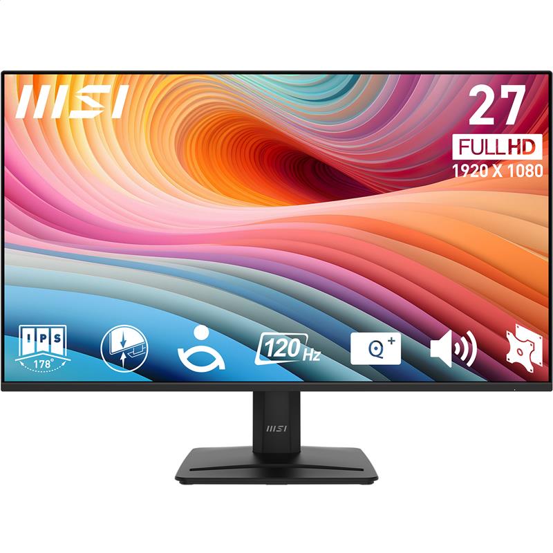 MSI PRO MP275 E2 27" FHD 1920x1080 IPS 120Hz 1ms(MPRT) Office Monitor