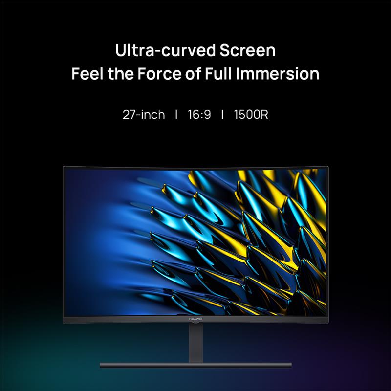 HUAWEI mate view 27インチ WQHD 165Hz 湾曲モニター Huawei Mateview GT 27