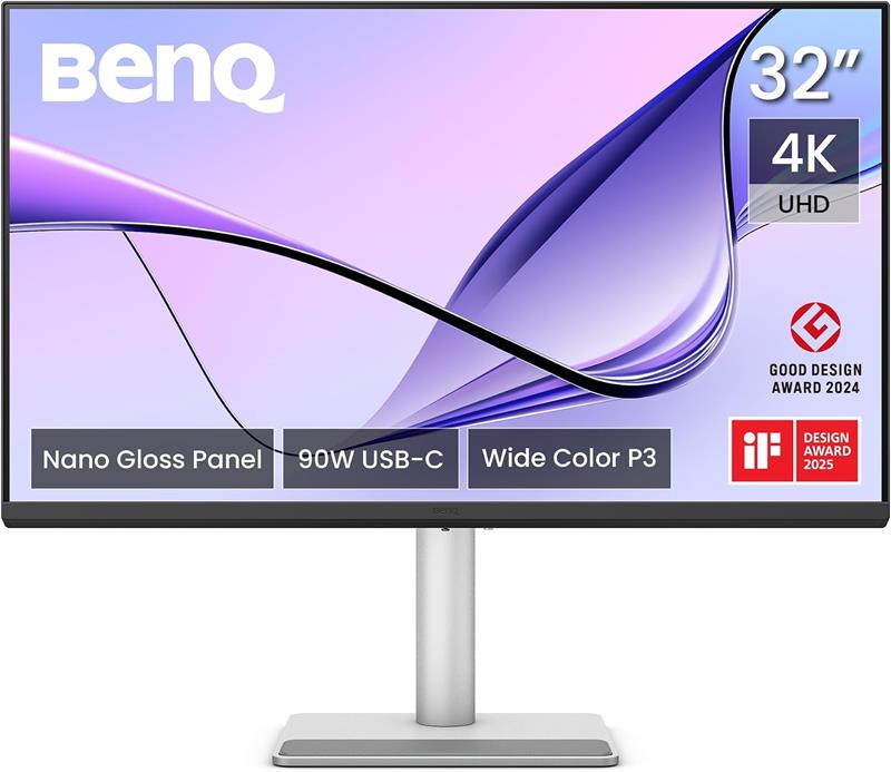 BenQ 31.5" 4K 60Hz 5ms IPS LED Nano Gloss Monitor for MacBook