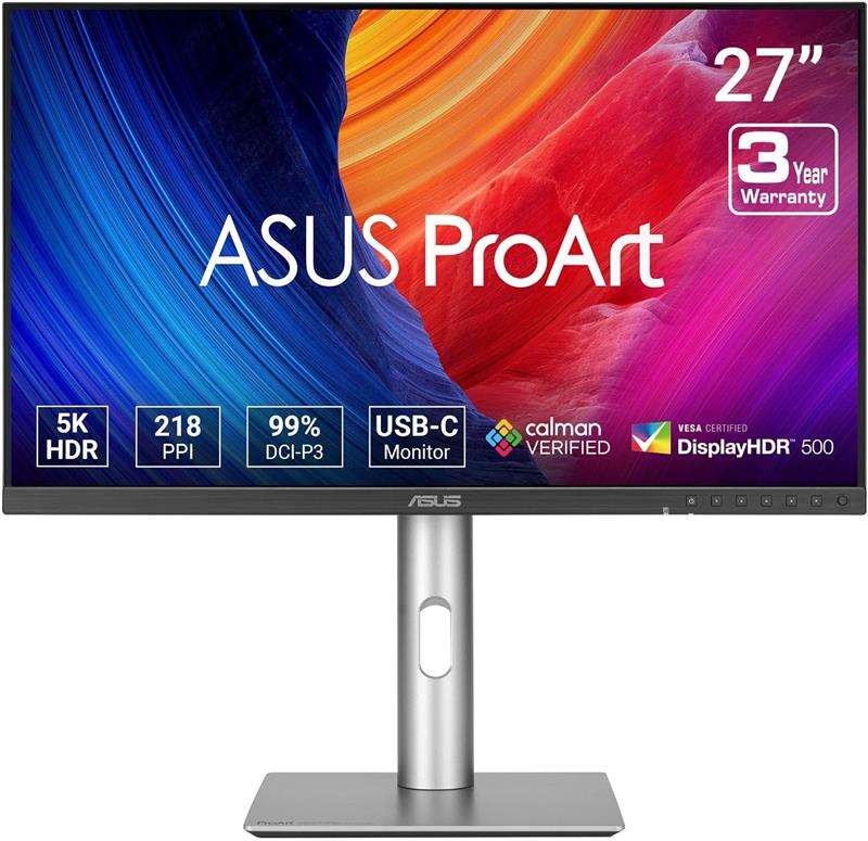 ASUS ProArt 27" 5120 x 2880 5K UHD IPS 60Hz 5ms  Creator Monitor