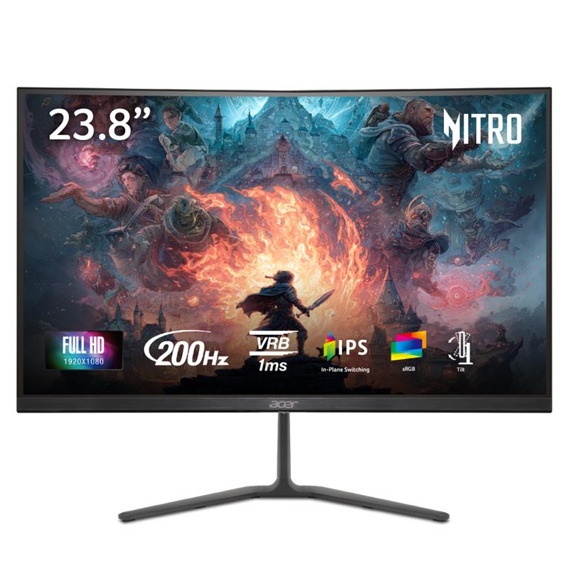 Acer Nitro 24" FHD IPS 200 Hz 0,5 ms (gris à gris) Moniteur de jeu