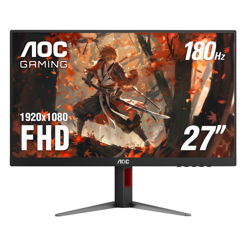 AOC 27G4 27" FHD 1920x1080 IPS 180Hz 1ms (MPRT) Gaming Monitor