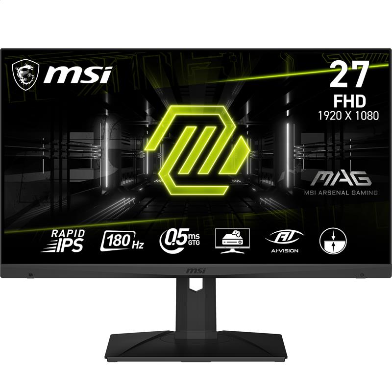 MSI MAG 275F 27" FHD 1920x1080 Rapid IPS 180Hz 0.5ms  Gaming Monitor(Open Box)