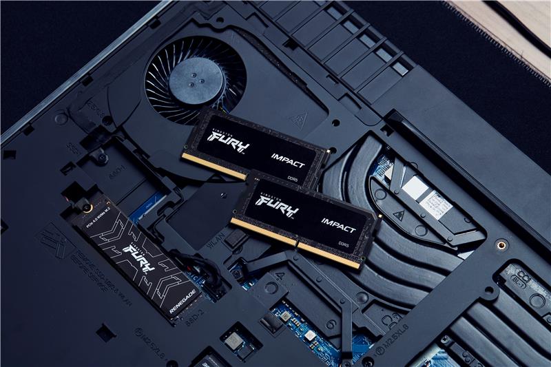 Kingston FURY Impact 32GB (2x16GB) DDR5 4800MHz CL38 1.1V SODIMM