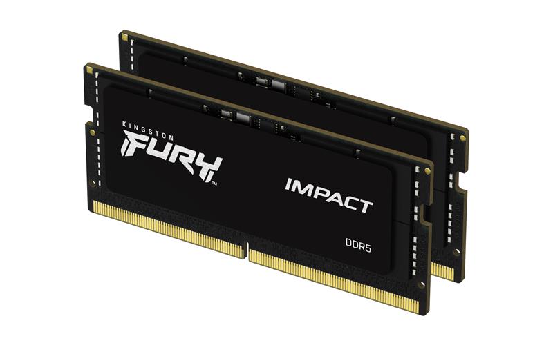 Kingston FURY Impact 32GB (2x16GB) DDR5 5600MHz CL40 1.1V SODIMM