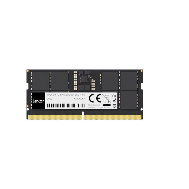 Lexar - 16GB (1x16GB) DDR5 4800MHz CL40 1.1V SODIMM