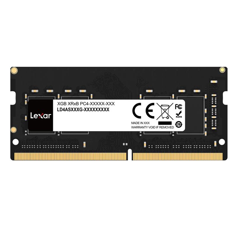 Lexar - 32 Go (1x32 Go) DDR4 3200 MHz CL22 1,20 V SODIMM