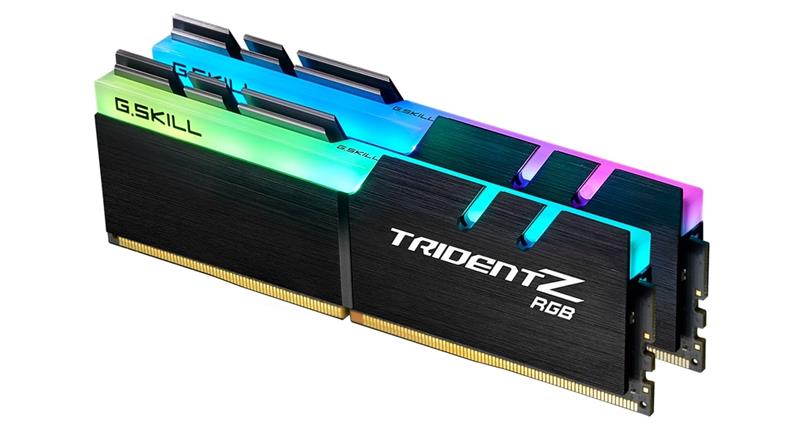 メモリー G.SKILL Trident Z RGB 32GB (16GBx2) DDR4 G.SKILL Trident Z RGB 32GB (2x16GB) DDR4 RGB 3600MHz CL18 UDIMM