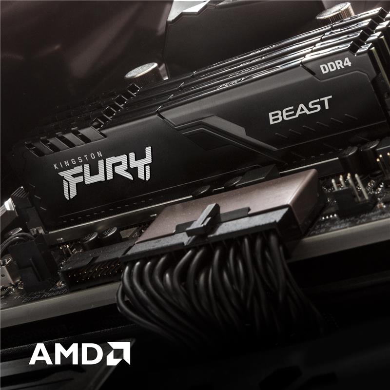 Kingston FURY Beast 32GB (2x16GB) DDR4 3200MHz CL16 UDIMM - Canada