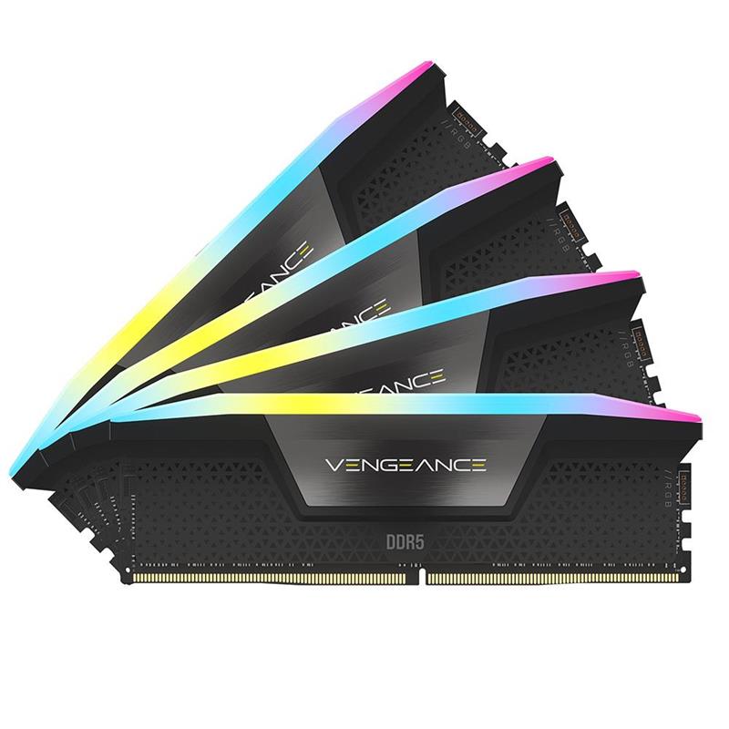 CORSAIR VENGEANCE RGB 192GB (4x48GB) DDR5 5200MHz CL38 UDIMM
