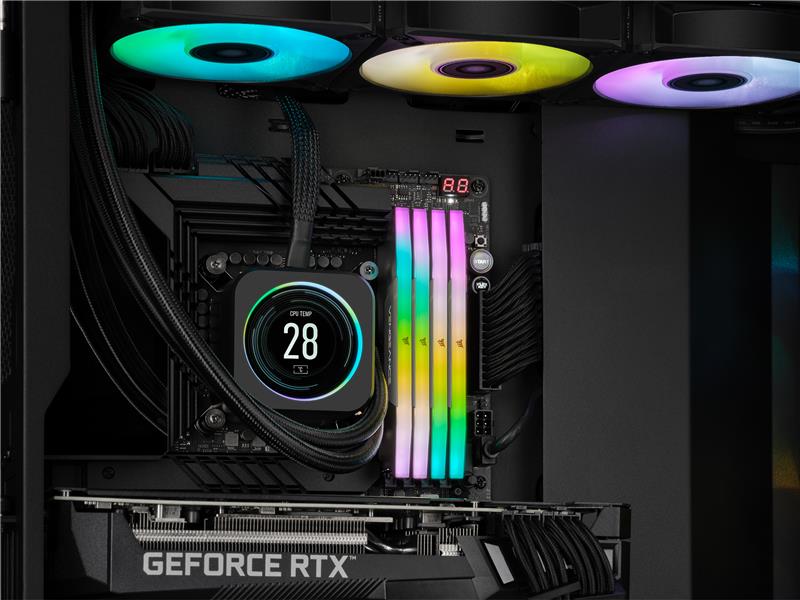 CORSAIR VENGEANCE RGB 32GB (2x16GB) DDR5 6400MHz CL32 UDIMM