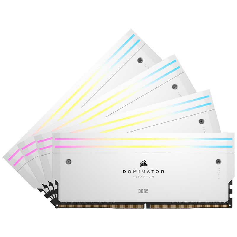 CORSAIR DOMINATOR TITANIUM RGB 64 Go (4x16 Go) DDR5 6000MHz CL36 UDIMM