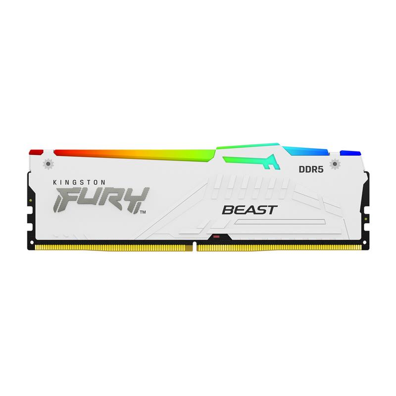 メモリー KINGSTON FURY DDR5 32GB cl30 6000mhz Kingston FURY Beast RGB 32GB (2x16GB) DDR5 6000MHz CL30 UDIMM