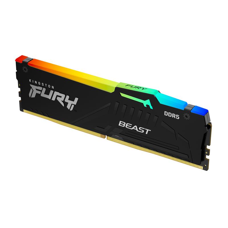 Kingston FURY Beast RGB 64GB (2x32GB) DDR5 6000MHz CL30 UDIMM
