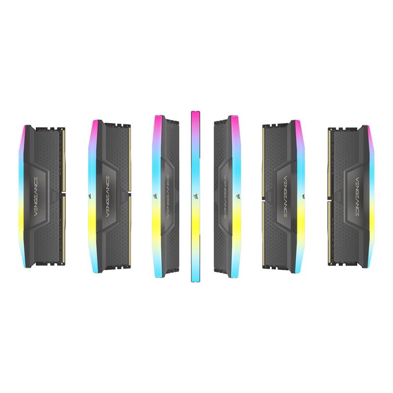 CORSAIR VENGEANCE RGB 64GB (2x32GB) DDR5 6000MHz CL30 UDIMM