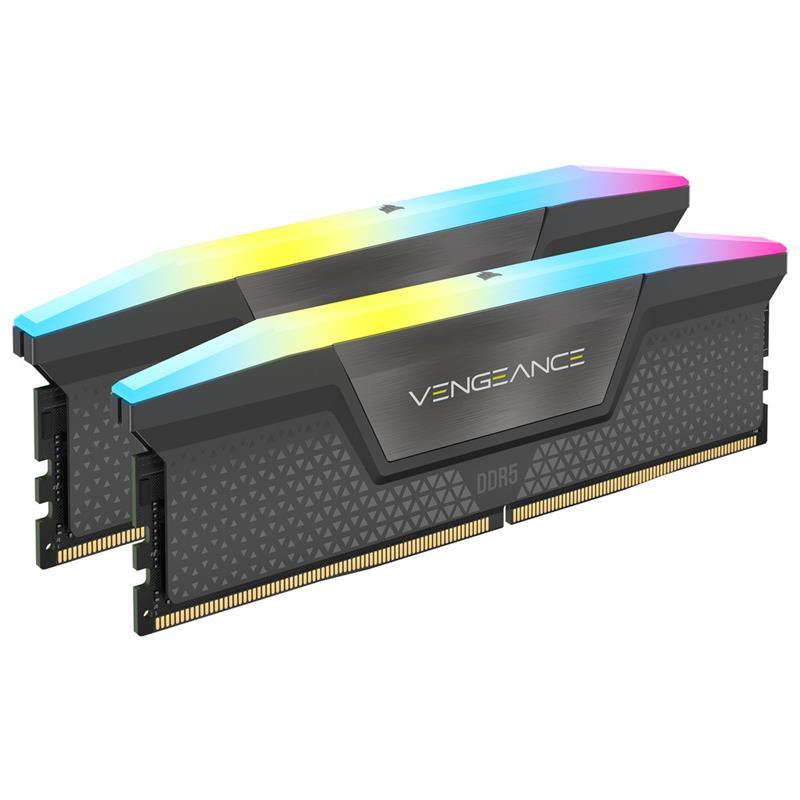 CORSAIR VENGEANCE RGB 32GB (2x16GB) DDR5 6400MHz CL32 UDIMM
