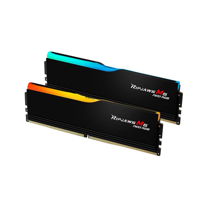 G.SKILL Ripjaws M5 Neo RGB 64GB (2x32GB) DDR5 6000MHz CL36 UDIMM G.SKILL Ripjaws M5 Neo RGB 64GB (2x32GB) DDR5 6000MHz CL36 UDIMM
