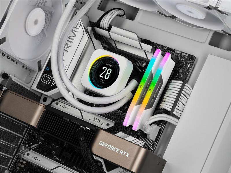 CORSAIR VENGEANCE RGB 32GB (2x16GB) DDR5 6000MHz CL36 UDIMM