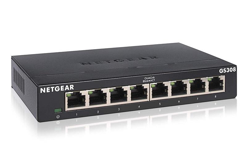 NETGEAR (GS308-300PAS) - Commutateur Gigabit Ethernet non géré 8 ports