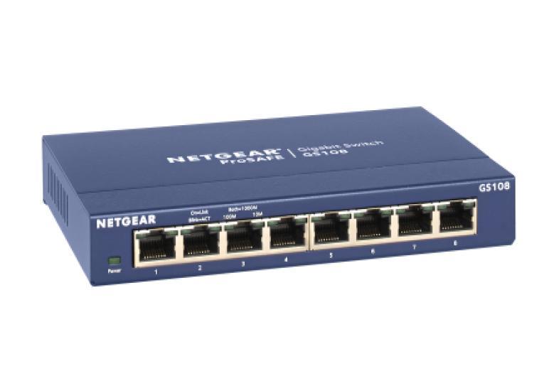 NETGEAR (GS108-400NAS) Switch non géré Gigabit Ethernet à 8 ports(Open Box)