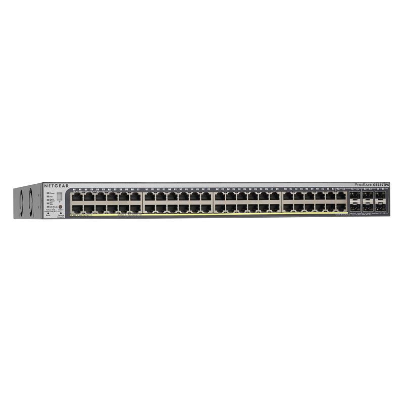NETGEAR (GS752TSB-100NAS) Commutateur intelligent empilable ProSafe Gigabit 52 ports GS752TS