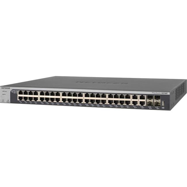NETGEAR (XS748T-100NES) ProSafe XS748T Layer 3 Switch 44-Port 10 Gigabit and 4xSFP+