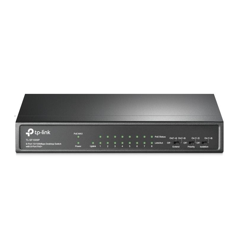 TP-Link (TL-SF1009P) Switch de bureau 9 ports 10/100 Mbps