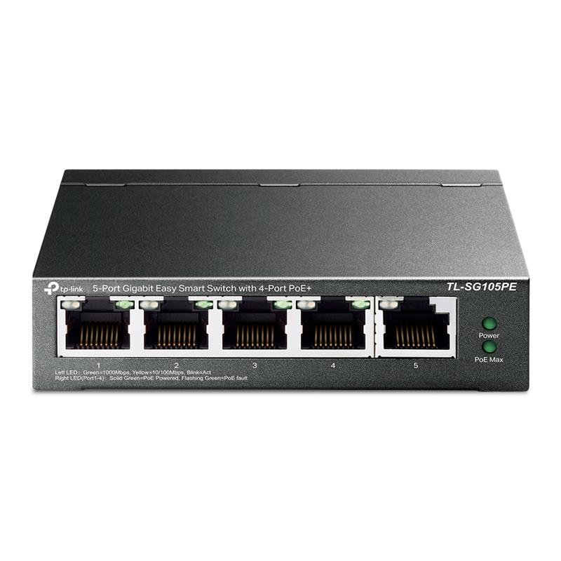 Commutateur intelligent TP-Link (TL-SG105PE) - Gigabit Easy à 5 ports