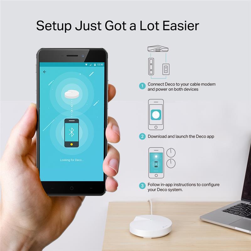 TP-Link Deco M9 Plus 2 pack AC2200 Whole-Home Wi-Fi System