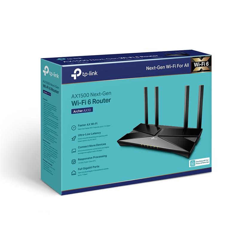 TP-Link Archer AX10 AX1500 Dual-Band Wi-Fi 6 Router - Canada