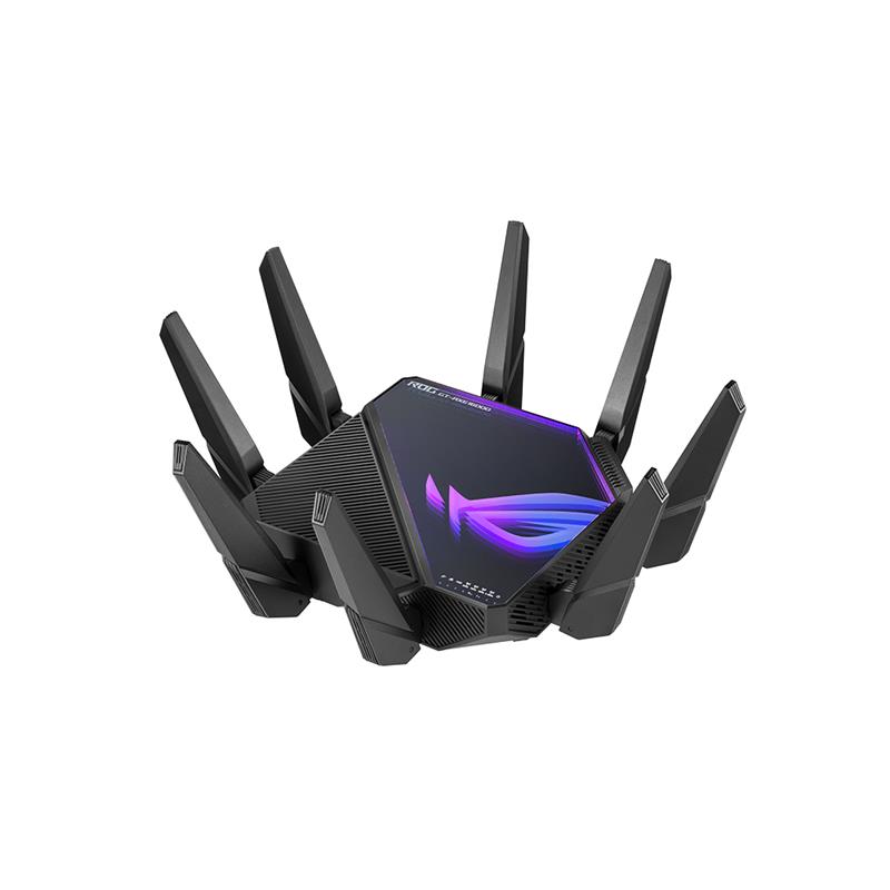 ASUS ROG Rapture WiFi 6E Gaming Router (GT-AXE16000) - Quad-Band, 6 GHz Ready, Dual 10G Ports, 2.5G WAN Port, AiMesh Support, T