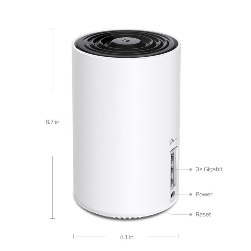 TP-Link Deco XE75 2パック AXE5400 TP-Link (Deco XE75(2-pack)) - AXE5400 Tri-Band Mesh Wi-Fi 6E