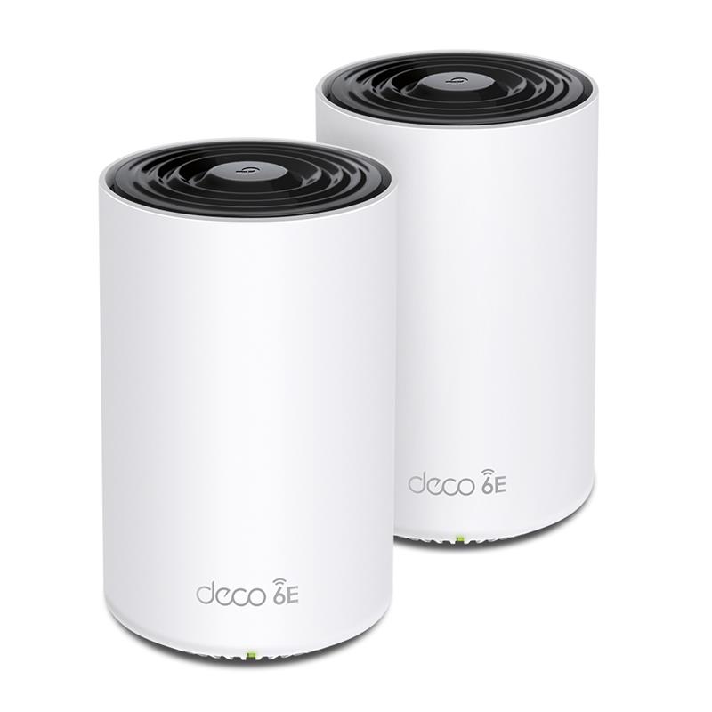 TP-Link (Deco XE75 (pack de 2)) - Système Wi-Fi 6E tri-bande maillé AXE5400 Bande 6 GHz MU-MIMO OFDMA 1,7 GHz Quad-Core